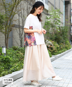 チチカカ |グラデサークルコンビプルオーバー