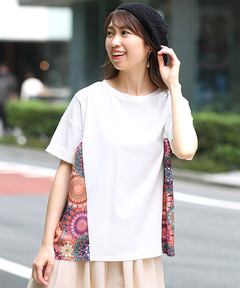 チチカカ |グラデサークルコンビプルオーバー