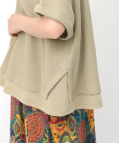 チチカカ |オーナメントパッチドッキングワンピース(大きいサイズ)　