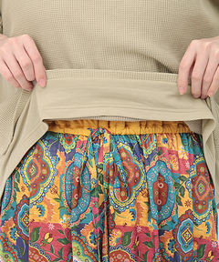 チチカカ |オーナメントパッチドッキングワンピース(大きいサイズ)　