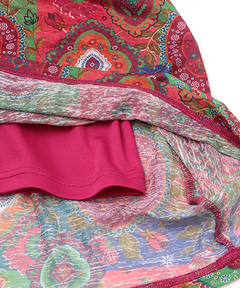 チチカカ |オーナメントパッチドッキングワンピース(大きいサイズ)　