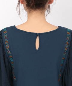 チチカカ |ギャザースリーブプルオーバー(大きいサイズ)