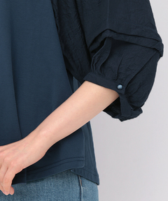 チチカカ |ギャザースリーブプルオーバー(大きいサイズ)