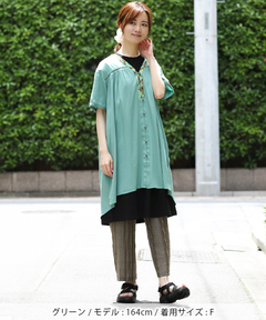 チチカカ |キカ刺繍チュニックワンピース