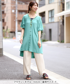 チチカカ |キカ刺繍チュニックワンピース