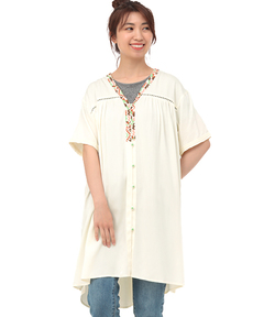 チチカカ |キカ刺繍チュニックワンピース