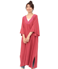 チチカカ |リネンスリットサックワンピース