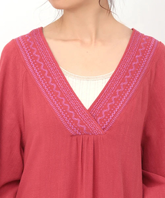 チチカカ |リネンスリットサックワンピース