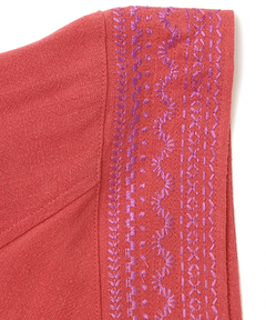 チチカカ |リネンスリットサックワンピース