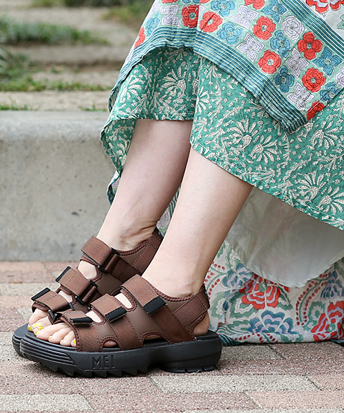 MEI リサイクルナイロン3ベルトサンダル / サンダル | エスニック