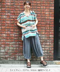 チチカカ |パイルマルチボーダープルオーバー