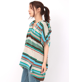 チチカカ |パイルマルチボーダープルオーバー