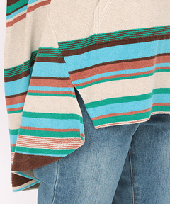 チチカカ |パイルマルチボーダープルオーバー