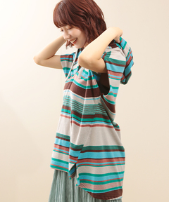 チチカカ |パイルマルチボーダープルオーバー