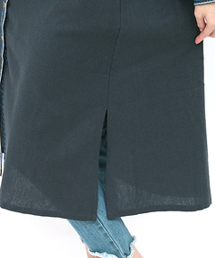 チチカカ |クロス刺繍ガウンワンピース