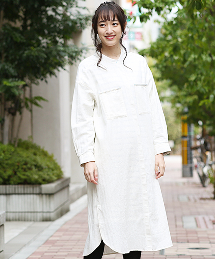 チチカカ |綿麻ワンピース(大きいサイズ)