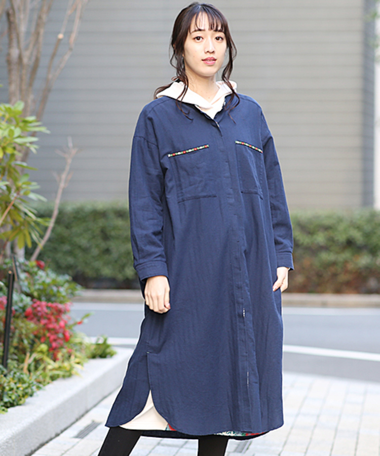 チチカカ |綿麻ワンピース(大きいサイズ)