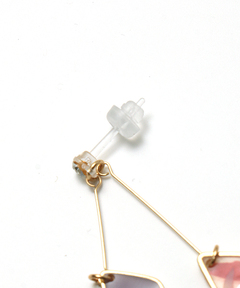 チチカカ |カラフルシェル封入樹脂ピアス