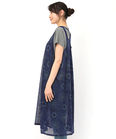 チチカカ |ドットサークルタンクワンピース(大きいサイズ)