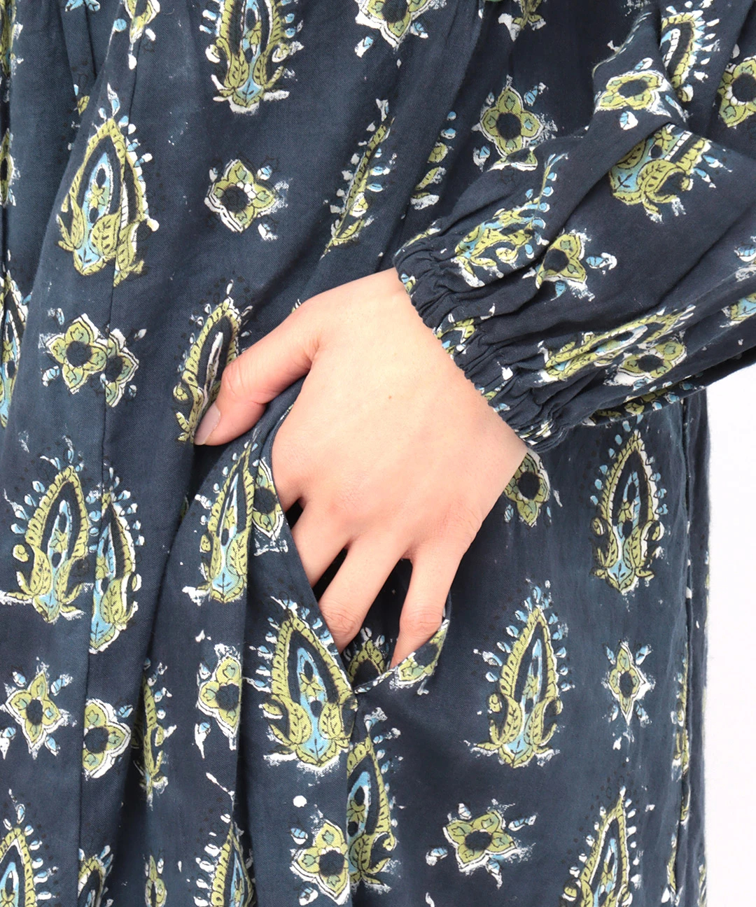 エコフレンドリーダイ ミルパブロックプリントワンピース / ワンピース