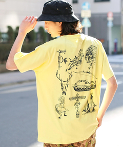 チチカカ |アウトドアコラージュプリントTシャツ