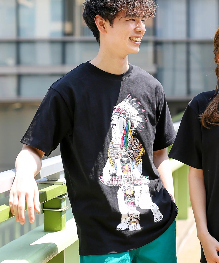 チチカカ |go slow caravan コラボ インディアンTシャツ