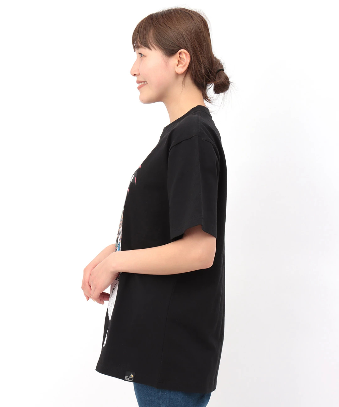 goa】Tシャツ 長袖 黒系 Y2K 00s Archive インディアン