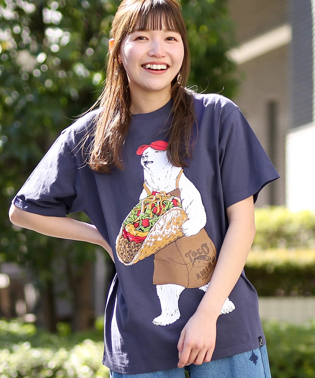 go slow caravan コラボ タコスTシャツ / Tシャツ・カットソー 