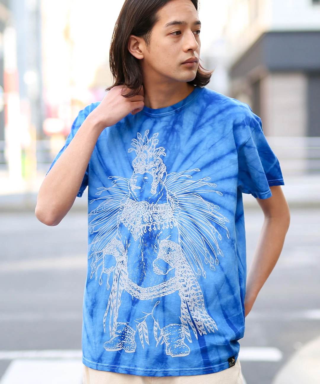 go slow caravan コラボ サンバタイダイTシャツ / Tシャツ・カットソー