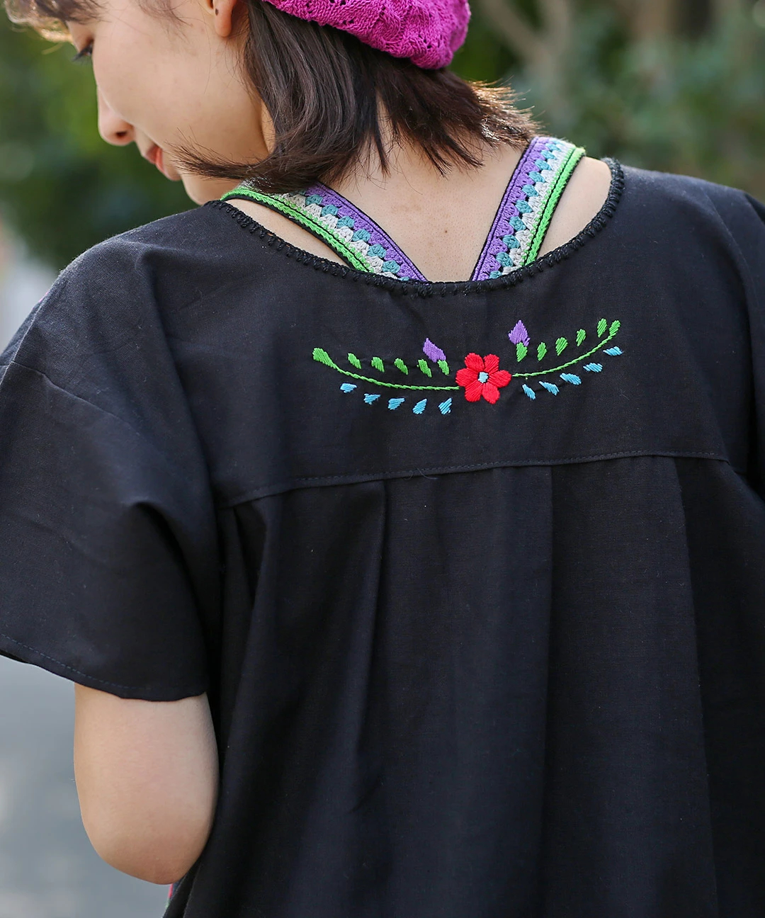 メキシコ 刺繍 ストア 服