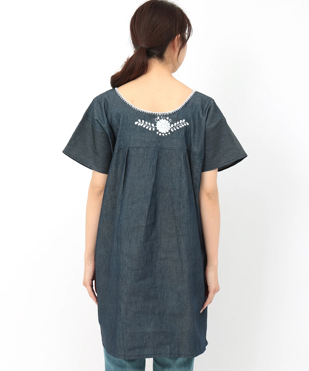 メキシコ刺繍シャンブレー ブラウス【WEB限定】 / シャツ