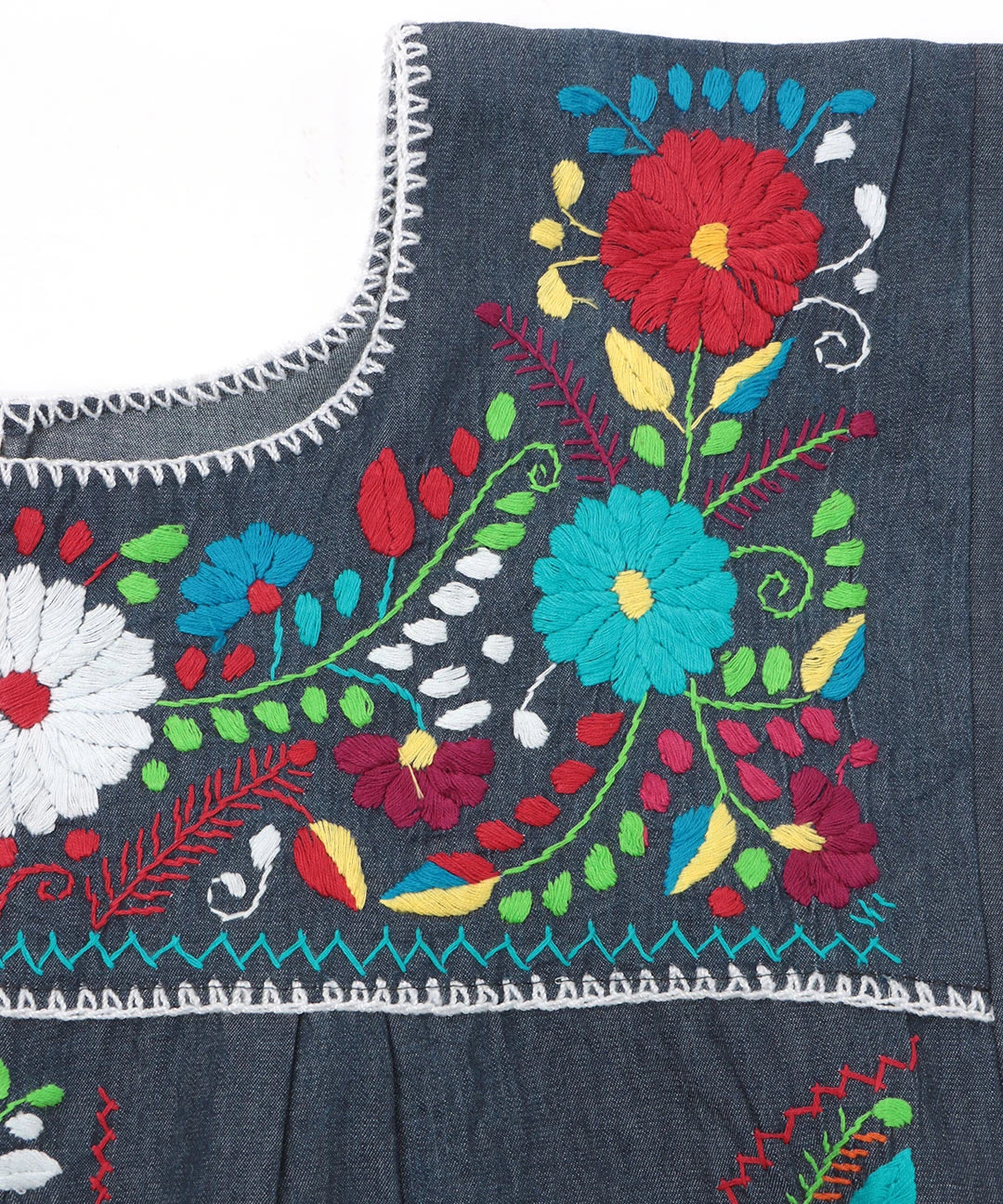 メキシコ刺繍シャンブレー ブラウス【WEB限定】 / シャツ