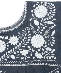 チチカカ |メキシコ刺繍シャンブレー ブラウス【WEB限定】