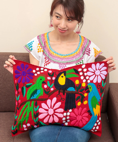 フラワー刺繍クッションカバー【WEB限定】 / その他インテリア