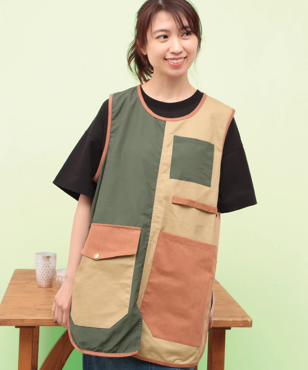 チチカカ様　御専用 ミリタリーミックスエプロンベスト / エプロン | エスニック