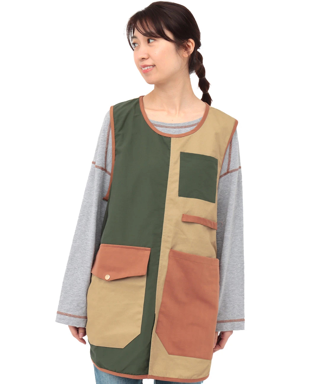 ミリタリーミックスエプロンベスト / エプロン | エスニック