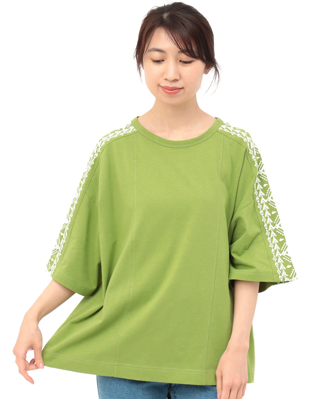 リサイクル素材×キカプリントプルオーバー / Tシャツ