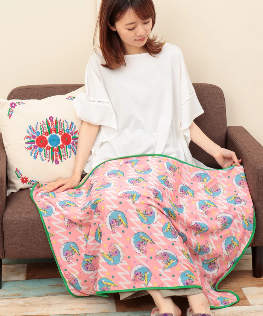 ハチドリオクウォッカ接触冷感ブランケット / ブランケット