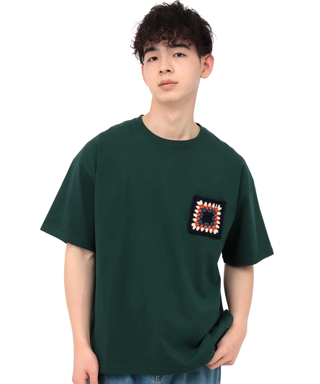 titicaca - チチカカカットソー♥.｡.:*♡ クロシェニットポケットTシャツ / Tシャツ・カットソー