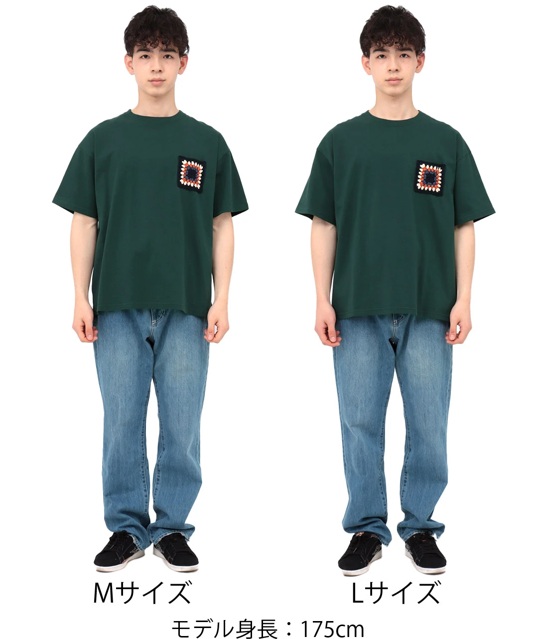 クロシェニットポケットTシャツ / Tシャツ・カットソー