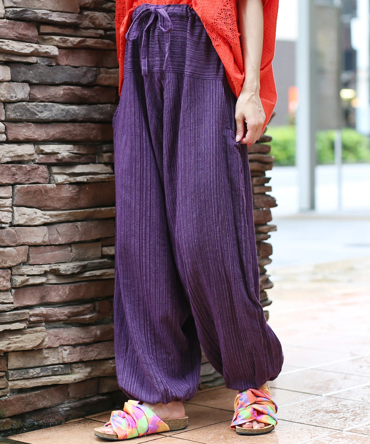 チチカカ |Amina コップンサルエルパンツ