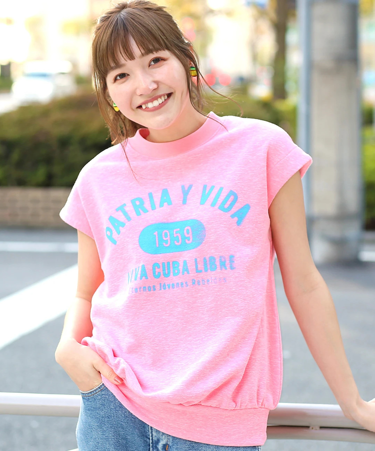 チチカカ |ワンポイントネオンボトルプルオーバー