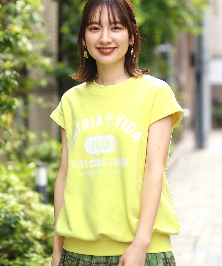 チチカカ |ワンポイントネオンボトルプルオーバー