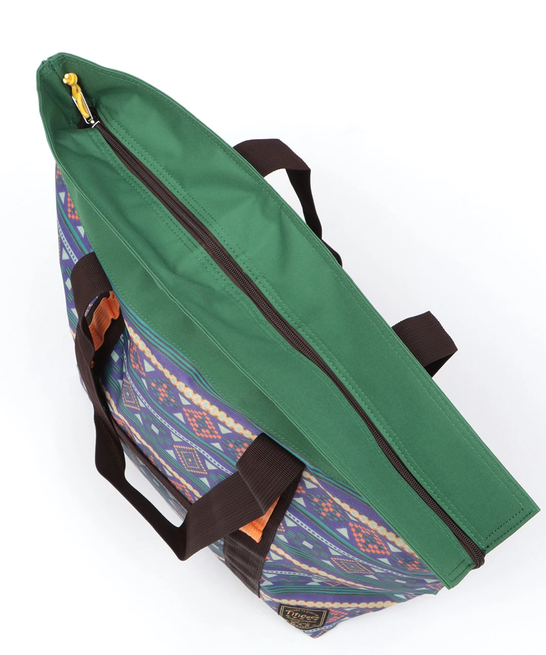 美品】Dish（es）Coolerbag カーキ 保冷バッグ付きトートバッグ