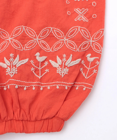 チチカカ |エコフレンドリーコットン ラクノウハンド刺繍ワンピース