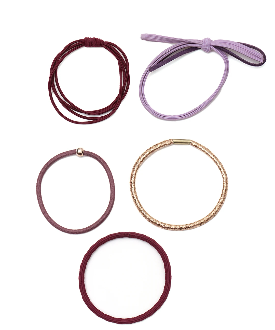 カラフルリボンヘアゴムパッケージセット / ヘアゴム・シュシュ