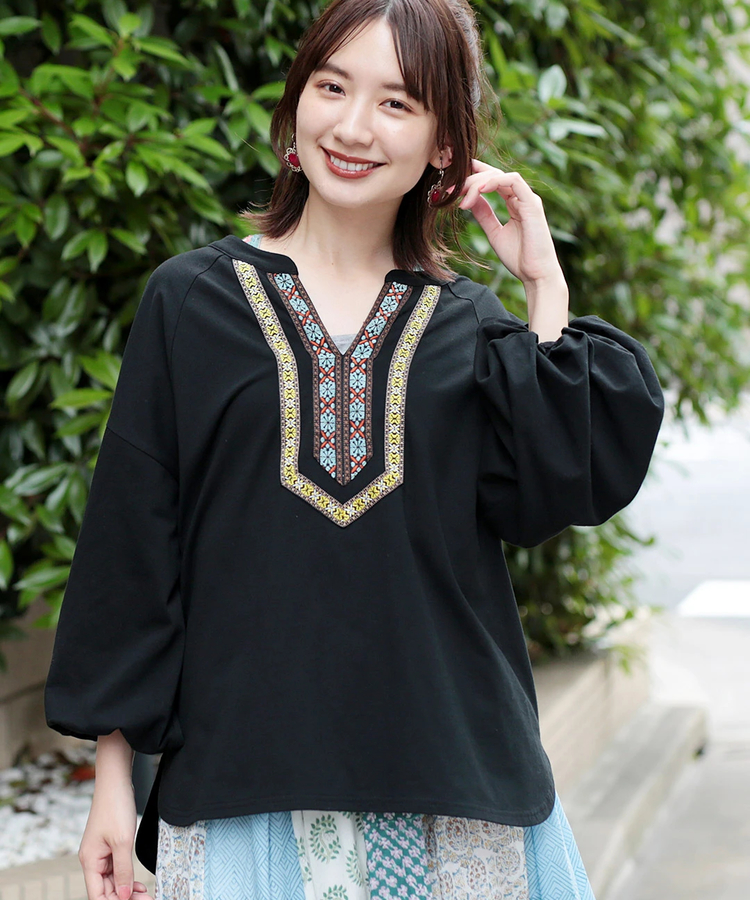 チチカカ |リサイクルコットン×チロリープルオーバー