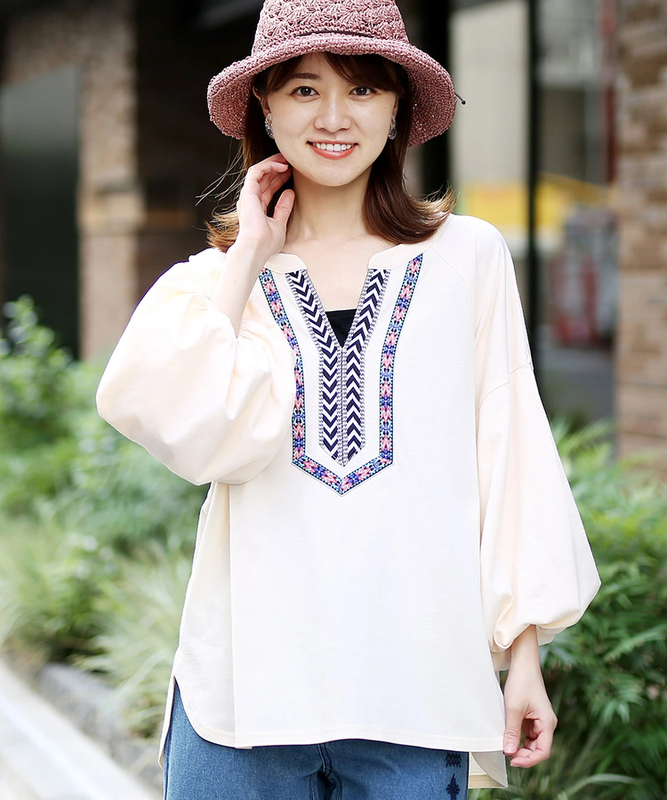 チチカカ |リサイクルコットン×チロリープルオーバー