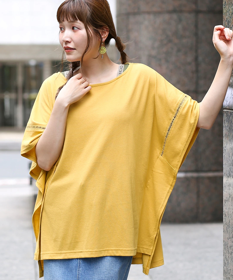 チチカカ |ポンチョ肩チロリープルオーバー