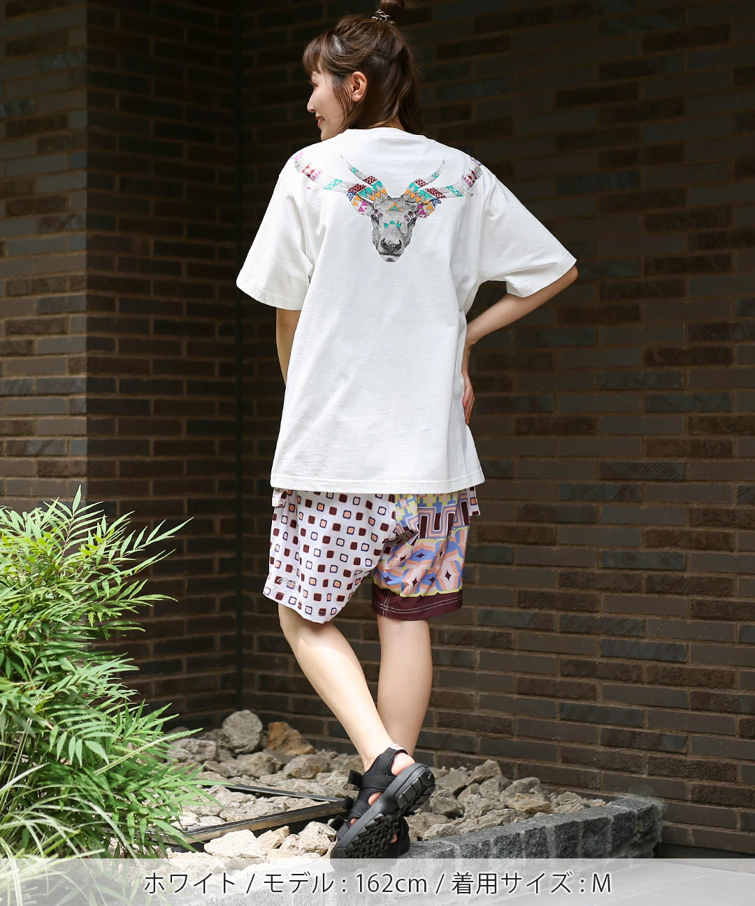 シカプリントTシャツ / Tシャツ・カットソー | エスニック